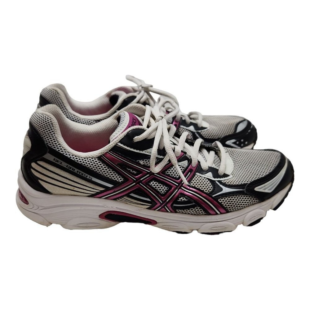 Asics Womens Size 10 Sneakers Mesh Grey/Black Shoe Galaxy 5